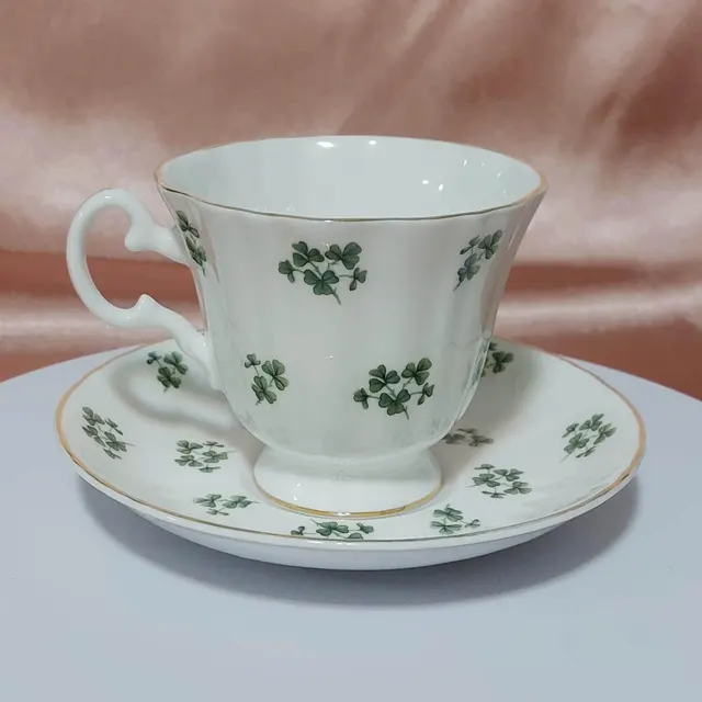 Royal Grafton Clover Teacup and Saucer