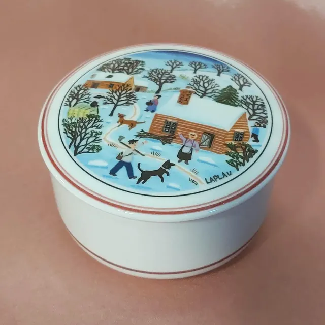 Villeroy & Boch Naif Christmas Porcelain Box Laplau
