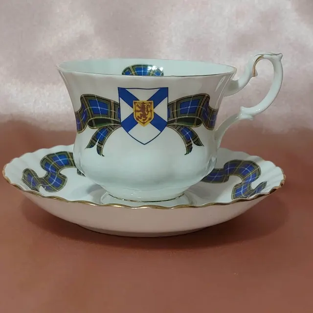Vintage Royal Albert Nova Scotia Tartan Teacup and
