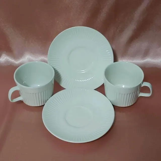 Vintage Johnson Brothers Athena Tea Cups and Saucers