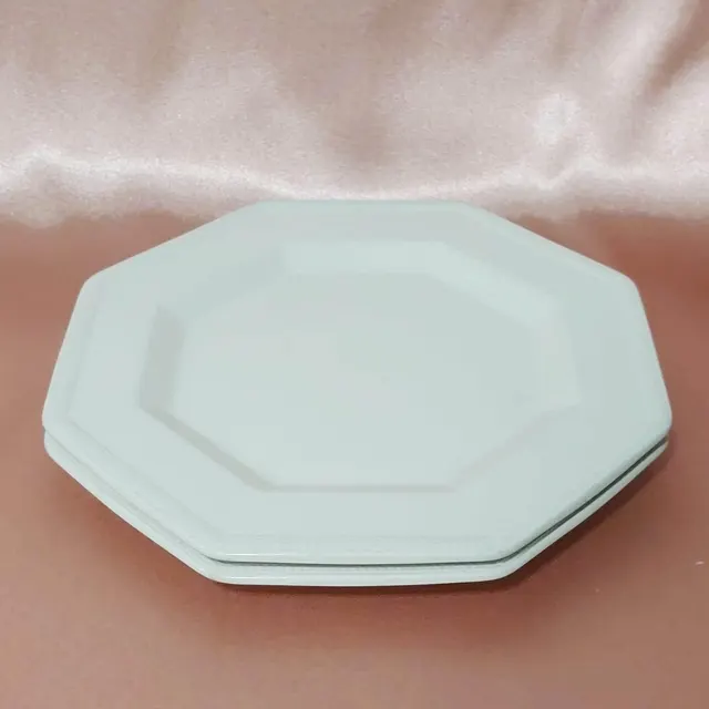 Vintage Johnson Brothers Octagonal Plates Set of 2 Made